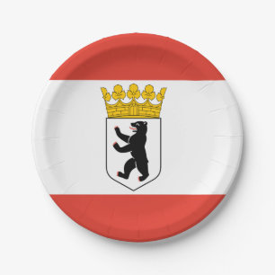 Flag of Berlin Paper Plates