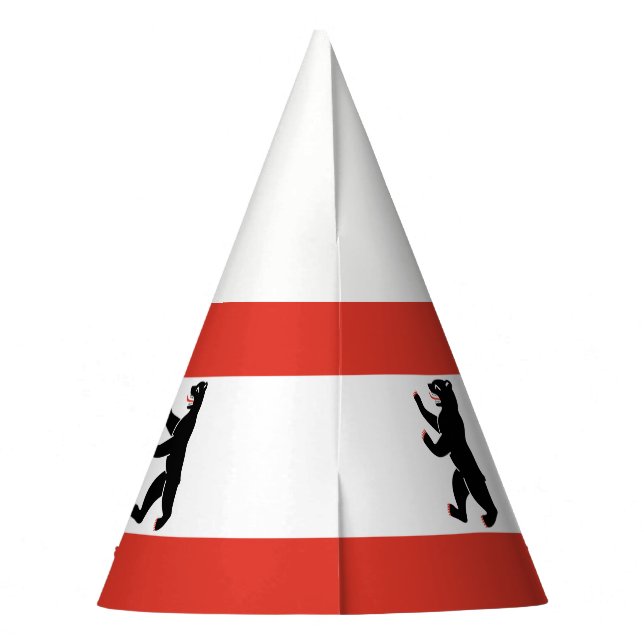 Flag of Berlin Party Hat (Back)