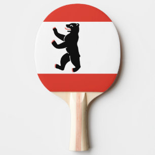 Flag of Berlin Ping Pong Paddle
