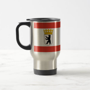 Flag of Berlin Travel Mug