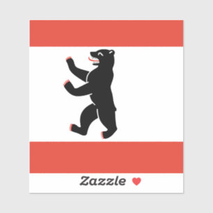 Flag of Berlin Vinyl Sticker