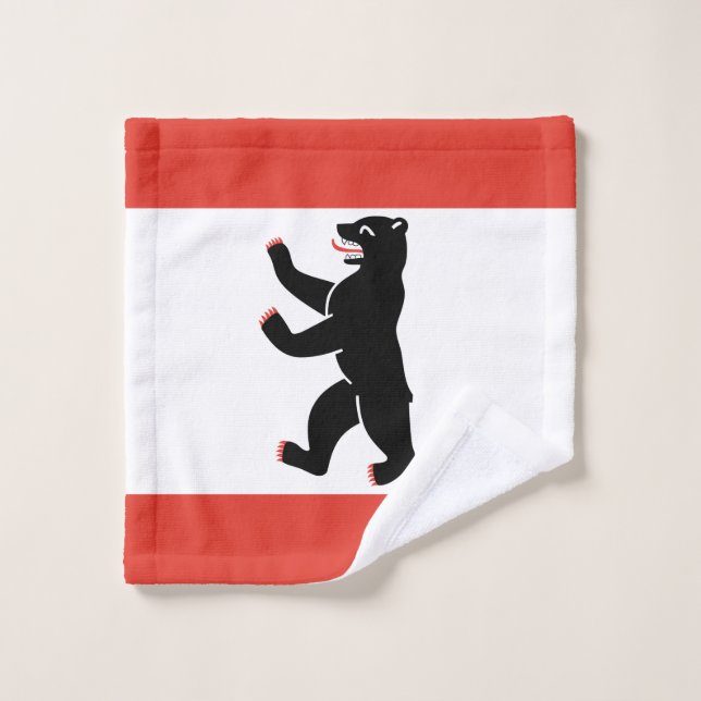 Flag of Berlin Wash Cloth (Wash Cloth)