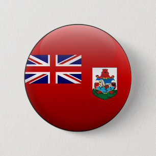 Flag of Bermuda 6 Cm Round Badge