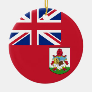 Flag of Bermuda Ceramic Tree Decoration