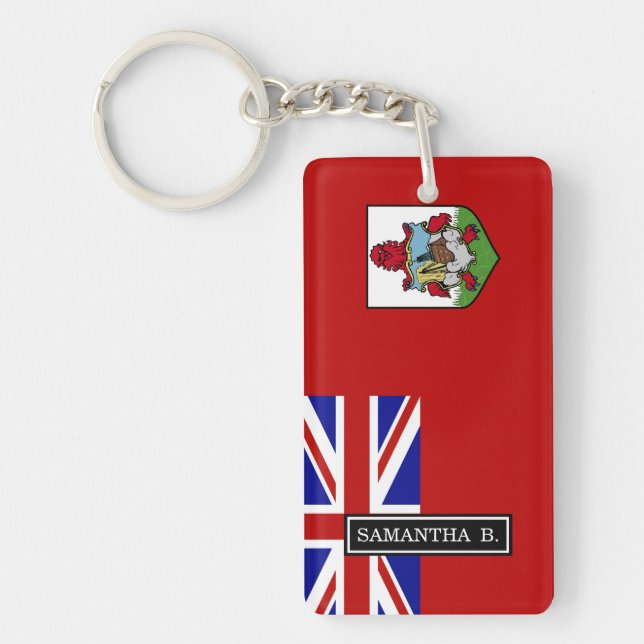 Flag of Bermuda Key Ring (Front)