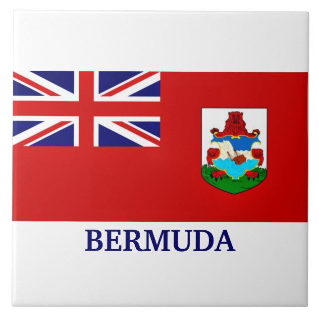Flag of Bermuda, labelled, Tile (Front)