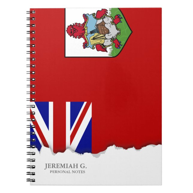 Flag of Bermuda Notebook (Front)