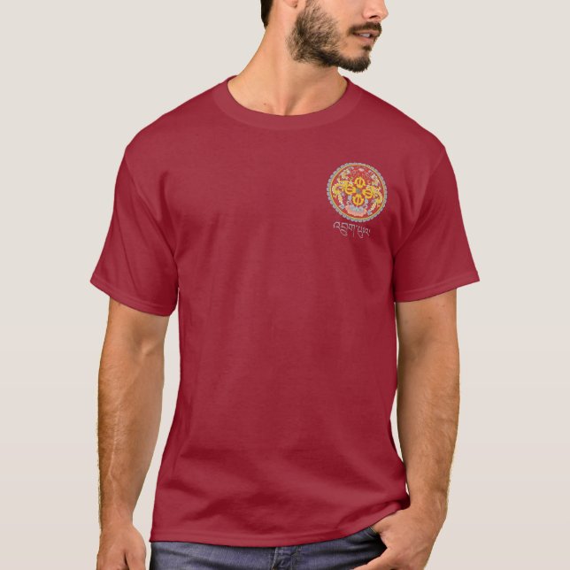 Flag of Bhutan Apparel T-Shirt (Front)