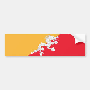 Flag of Bhutan Bumper Sticker