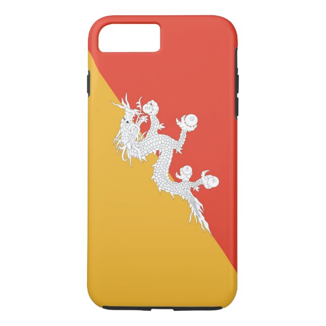 Flag of Bhutan Case-Mate iPhone Case (Back)