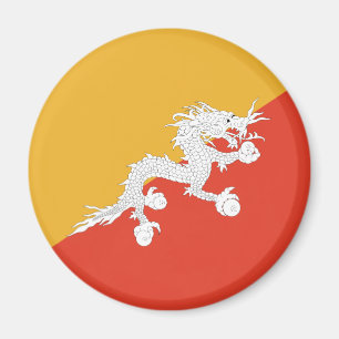 Flag of Bhutan Magnet