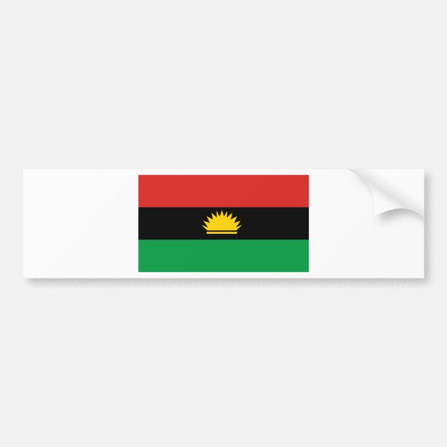 Flag of Biafra (Bịafra) Bumper Sticker (Front)