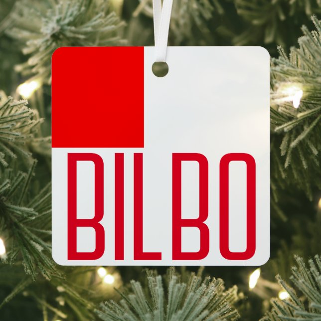 Flag of Bilbao Metal Tree Decoration (Insitu)