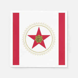 Flag of Birmingham, Alabama Napkins