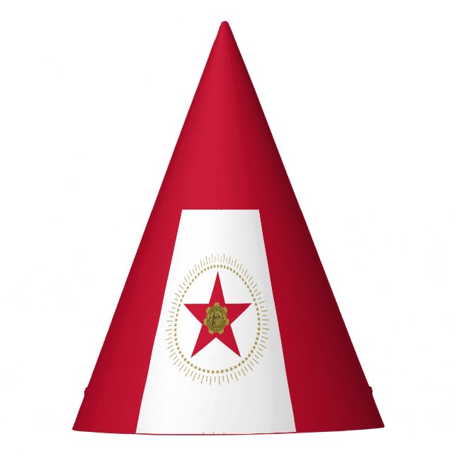 Flag of Birmingham, Alabama Party Hat (Front)