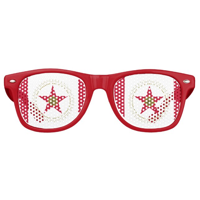 Flag of Birmingham, Alabama Retro Sunglasses (Front)