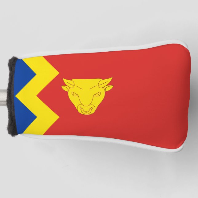 Flag of Birmingham, UK Car  Golf Head Cover (Front)