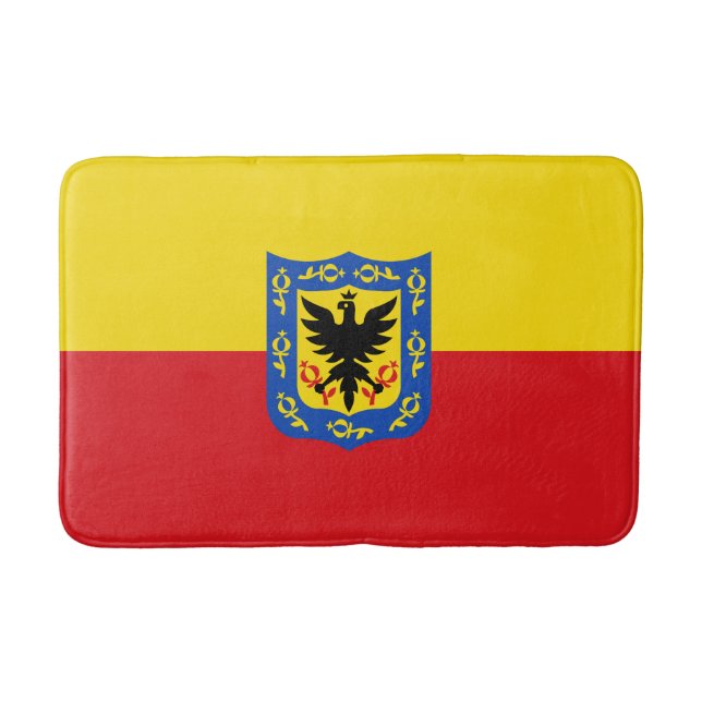 Flag of Bogota, Colombia Bath Mat (Front)