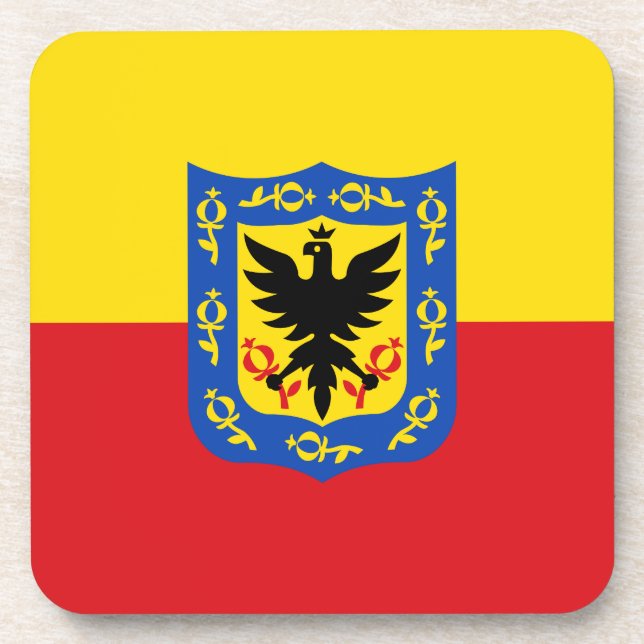 Flag of Bogota, Colombia Coaster (Front)