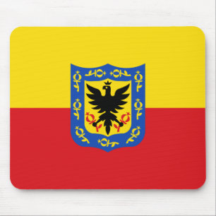 Flag of Bogota, Colombia Mouse Pad