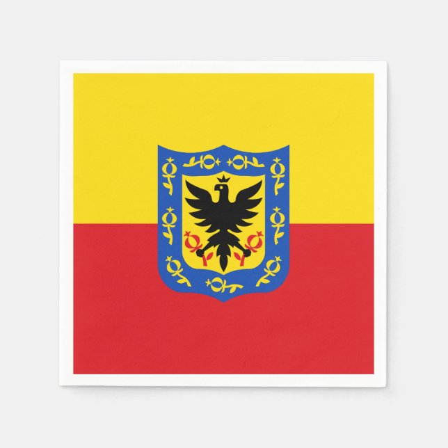 Flag of Bogota, Colombia Napkins (Front)