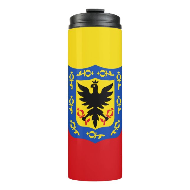 Flag of Bogota, Colombia Thermal Tumbler (Front)