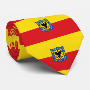 Flag of Bogota, Colombia Tie