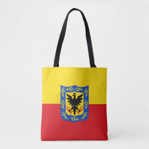 Flag of Bogota, Colombia Tote Bag