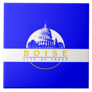 Flag of Boise (Idaho City) Tile