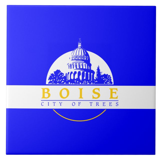 Flag of Boise (Idaho City) Tile (Front)