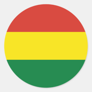 Flag of Bolivia Classic Round Sticker