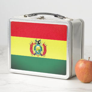 Flag of Bolivia Metal Lunch Box