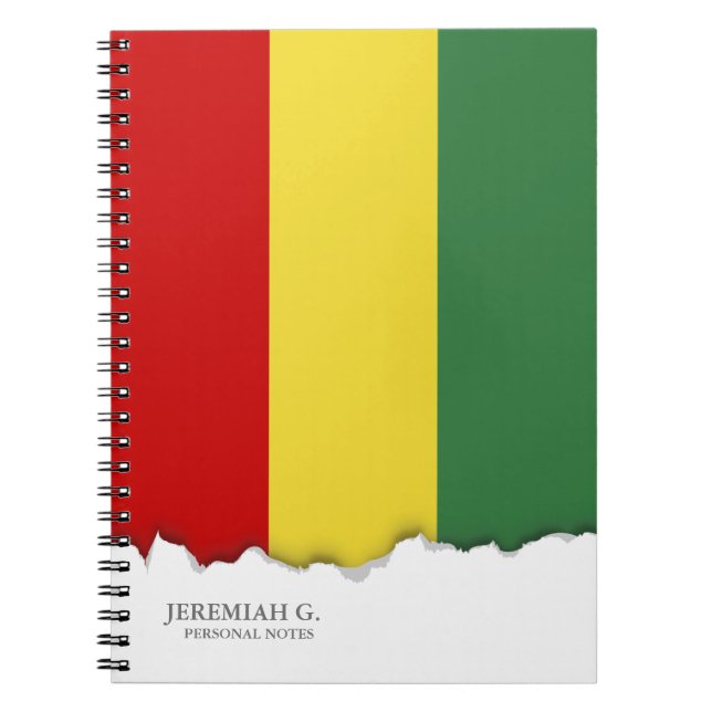 Flag of Bolivia Notebook (Front)