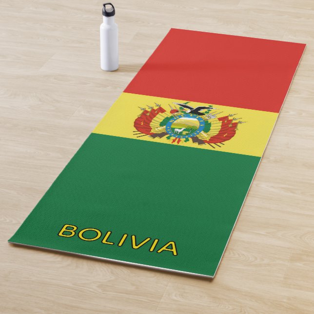 Flag of Bolivia Yoga Mat (In Situ)