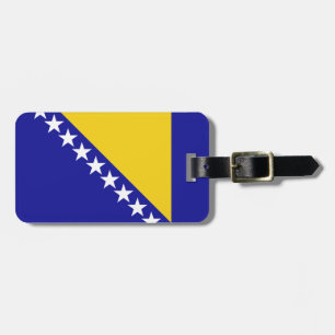 Flag of Bosnia and Herzegovina Easy ID Personal Luggage Tag