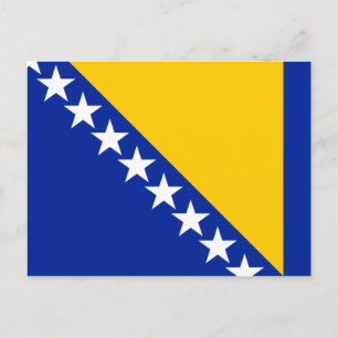 Flag of Bosnia and Herzegovina Postcard