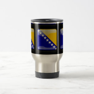 Flag of Bosnia and Herzegovina Travel Mug