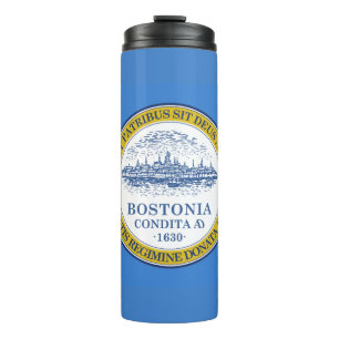 Flag of Boston, Massachusetts Thermal Tumbler