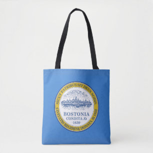 Flag of Boston, Massachusetts Tote Bag