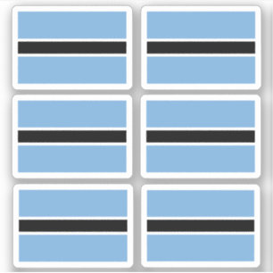 Flag of Bostwana - a collection Sticker