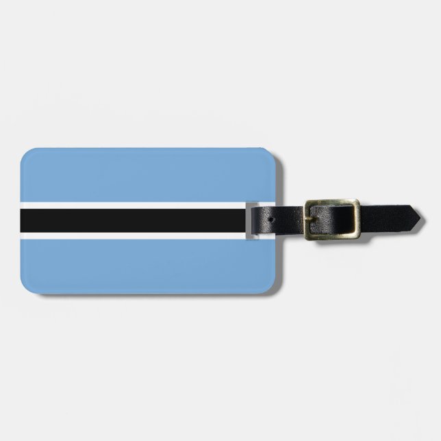 Flag of Botswana Luggage Tag (Front Horizontal)