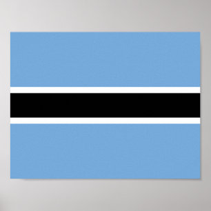 Flag of Botswana  Poster
