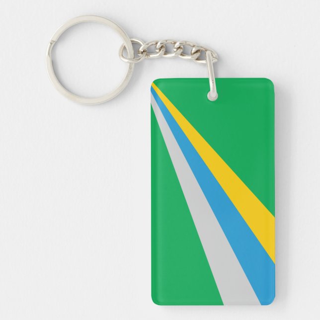 Flag of Bowling Green, Kentucky Key Ring (Front)