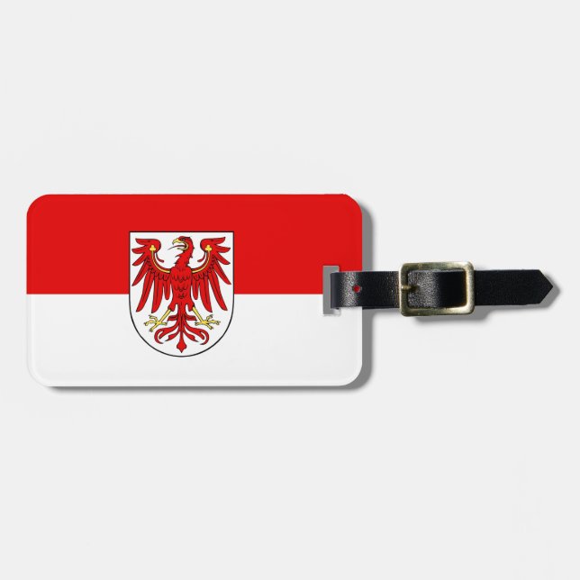 Flag of Brandenburg Luggage Tag (Front Horizontal)