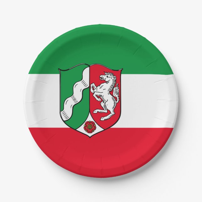 Flag of Brandenburg Paper Plates (Front)