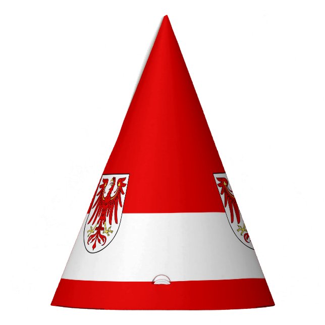 Flag of Brandenburg Party Hat (Left)