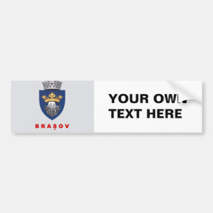 Flag of Brasov Bumper Sticker