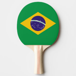 Flag of Brazil Bandeira do Brasil Ping Pong Paddle