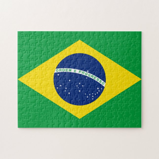 Flag of Brazil, Brazilian Jigsaw Puzzle (Horizontal)
