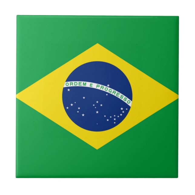 Flag of Brazil, Brazilian Tile (Front)